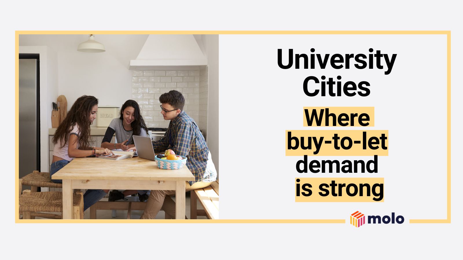Top university cities with high buy to let demand